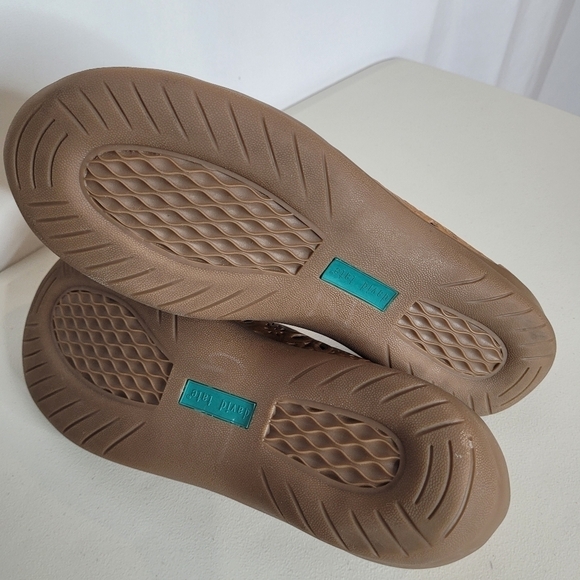 David Tate Sela Tan Laser Cut Ballet Flats - Size 11 WW - Picture 12 of 13